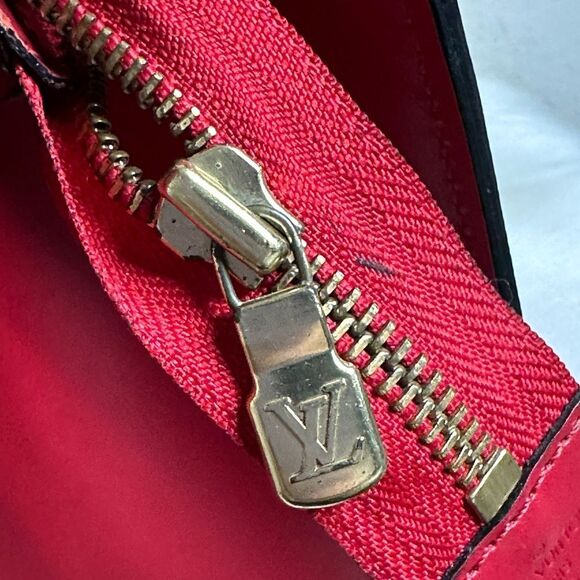 💯Authentic LOUIS VUITTON Epi Riviera Hand Bag Red🍀 - Picture 6 of 14